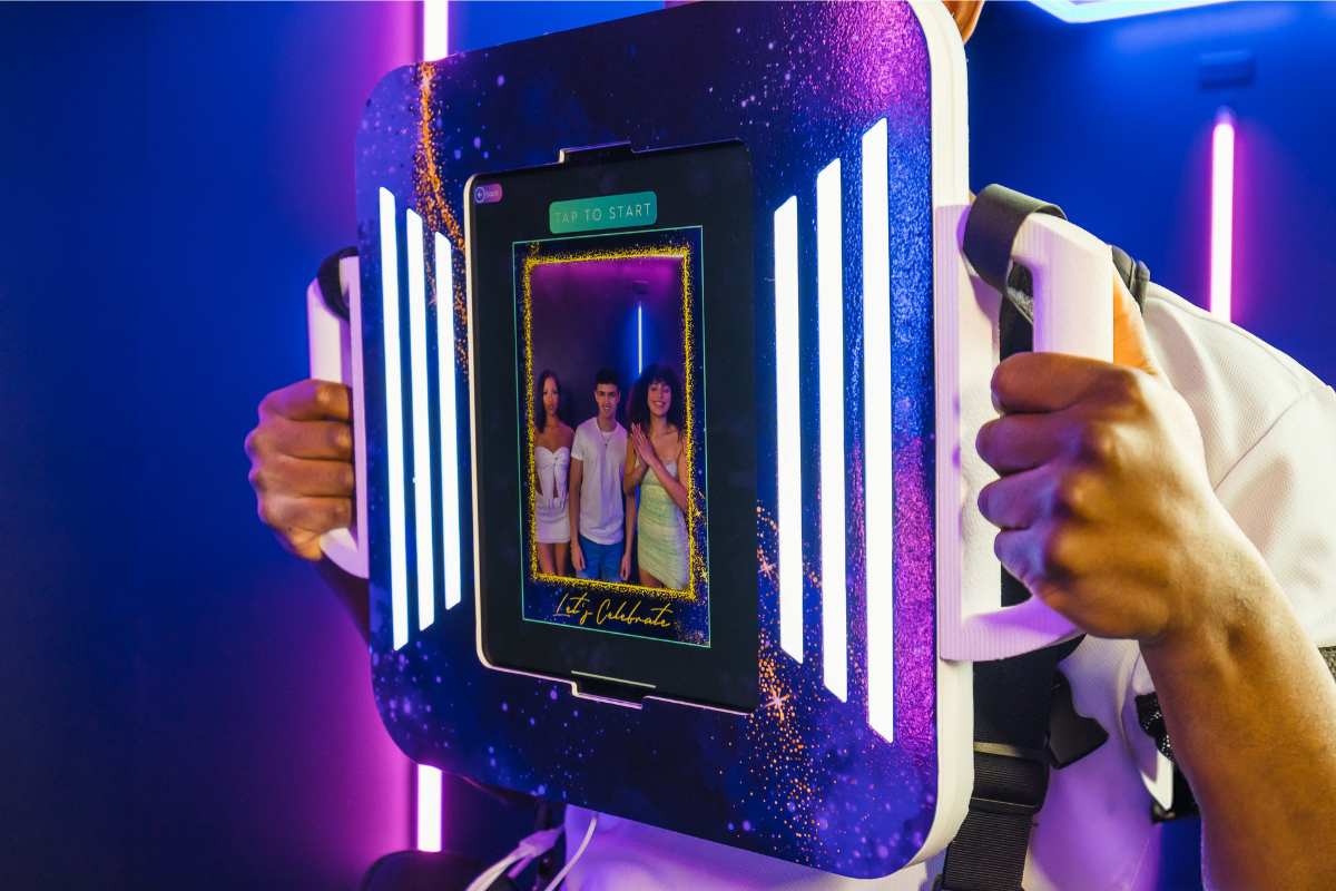 Experiencias fotográficas interactivas de América Producciones en eventos